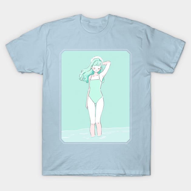 bathing in the turquoise world T-Shirt by gibah